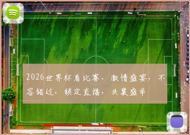 2026世界杯看比赛，激情盛宴，不容错过，锁定直播，共襄盛举